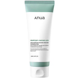 Anua Heartleaf Succinic Moisture Cleansing Foam, 150ml - Гель-пенка для умывания с янтарной кислотой