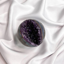 Шар из Аметиста с жеодой