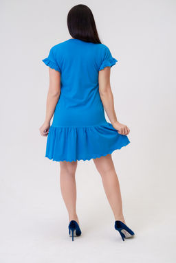 Платье женское из кулирки Чейси 2 бирюза - Амадэль фото 7