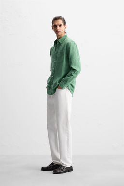 COTTON - LINEN SHIRT - Zara фото 28