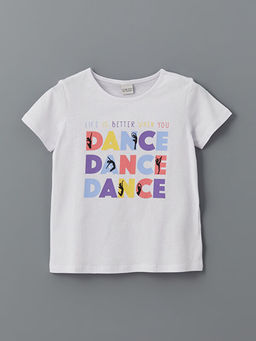 Bisiklet Yaka K?z ?ocuk Ti??rt ve ?ort