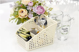 Органайзер Лофт с перегородками широкий 180х135х120мм (слоновая кость) 672026 Виолет  фото 9