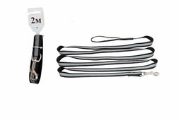 Поводок Редпл. капрон светоотраж. 25мм*2м 021625чёрный 021625черн