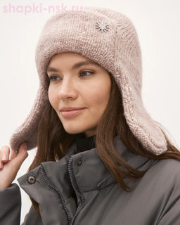 1015 WH Ушанка женская (56-58)