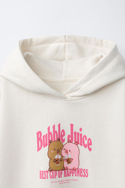 SUDADERA CAPUCHA CAPIBARA CAPYFUN / Crudo - Zara фото 9