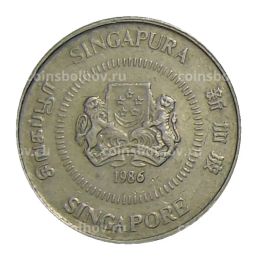 10 центов 1986 года Сингапур