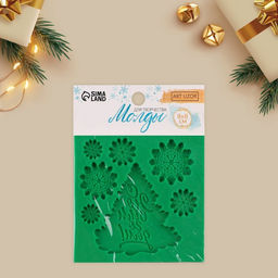 Силиконовый молд для творчества «С Новым годом», 8 х 8 см