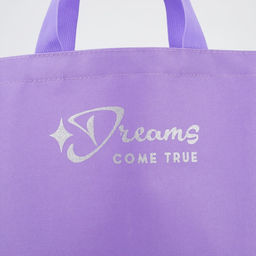 Сумка-шопер Dreams come true, блёстки, без молнии, без подкладки, цвет сиреневый - Nazamok фото 6