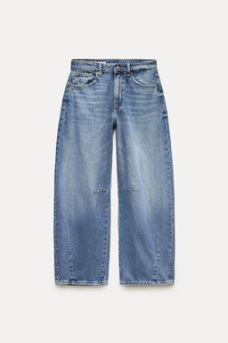 TRF BAGGY BALLOON MID-RISE JEANS - Zara фото 7