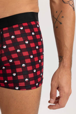 Боксеры стандартного кроя с новогодней тематикой - Defacto фото 3