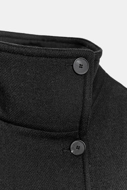 SHORT COAT WITH WOOL AND HIGH NECK - Zara фото 8