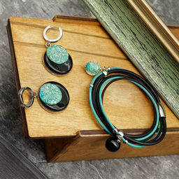 Серьги из муранского стекла MINT ECLIPSE LS3235 - Vloes фото 9