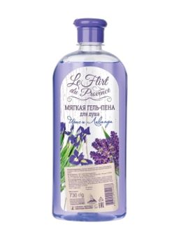 ЛЕ ФЛИР гель-пена 730гр Ирис и Лаванда