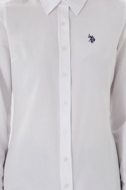 Kad_n Beyaz Uzun Kollu Basic G_mlek Sepette S_rpriz _ndirim - U.s. polo assn фото 7