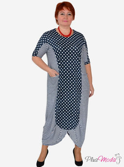 Платье Модель №56 размеры 52-72 - Plusmoda фото 3