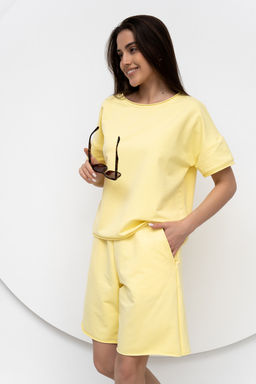 футболка из лёгкого хлопкового футера - Solo mio фото 4