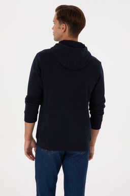 Erkek Lacivert Basic Sweatshirt Sepette S_rpriz _ndirim - U.s. polo assn фото 5