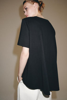 CAMISETA INTERLOCK BOLSILLO / Antracita oscuro - Zara фото 3