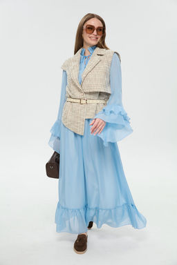 Костюм NIKVA н1040-1 небесный и песочный