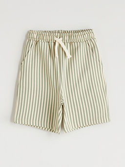 Beli Lastikli ?izgili Erkek ?ocuk ?ort