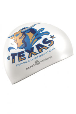 Силиконовая шапочка Texas, Michigan, Arizona, Swimming team - Mad wave фото 3