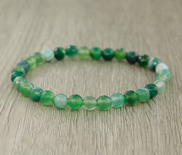 Браслет Классика из граненых шариков агата самоцветы - Agat77 фото 11