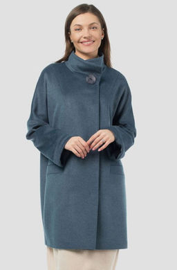 Пальто шерсть 80% женское демисезонное - El podio фото 13