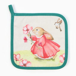 Прихватка Этель Кролик 19х19 саржа,100% х/л,ватин 250г/м2  фото 6