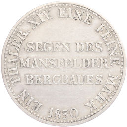 1 талер 1830 года A Пруссия (Горный талер)