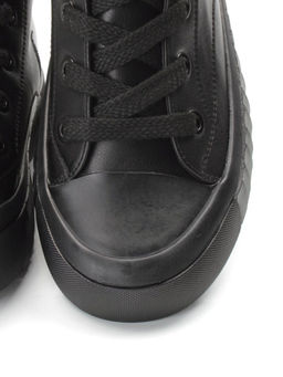 04-YSN2285-1 BLACK Ботинки женские зимние (натуральная и искусственная кожа, шерсть)