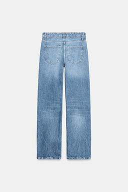 TRF WIDE-LEG HIGH-WAIST JEANS - Zara фото 7