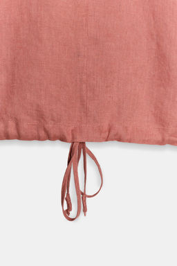 TOP LINO 100% CORDONES ZW COLLECTION / Coral
