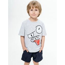 Комплект футболка кулирка и шорты футер 7360900202 - Youlala фото 7