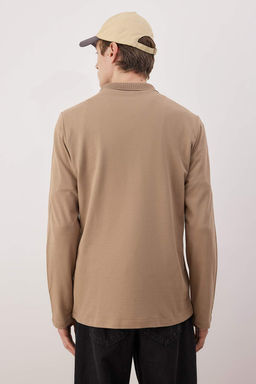 TRENDYOL MAN Beyaz %100 Pamuk Slim/Dar Kesim Uzun Kol Basic Polo Yaka T-shirt TMNAW25PO00000 - Trendyolmilla фото 14