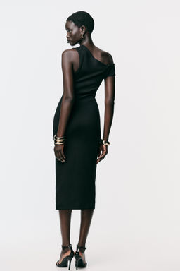 GATHERED MIDI DRESS - Zara фото 5