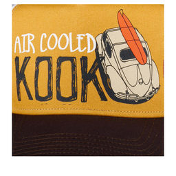 Бейсболка COASTAL арт. HFT Air Cooled (оранжевый / черный)  фото 4