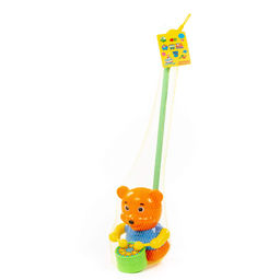 Каталка Медвежонок с ручкой - Полесье фото 7