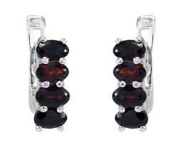 Серьги, гранат, Сена