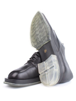 03-DD04-1 BLACK Полуботинки женские (натуральная кожа)