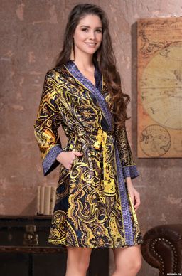 ARMANI GOLD 3493 Короткий халат кимоно Mia-Amore