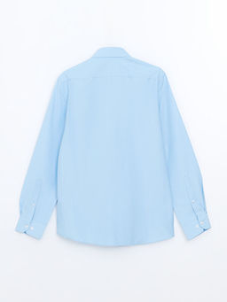 Slim Fit Uzun Kollu Poplin Erkek G?mlek