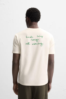 CONTRAST PRINT T-SHIRT - Zara фото 3