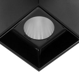 Светильник «Кубик»LED 4000К 10 Вт DIM220 черный 7.5×7.5×9.5 см