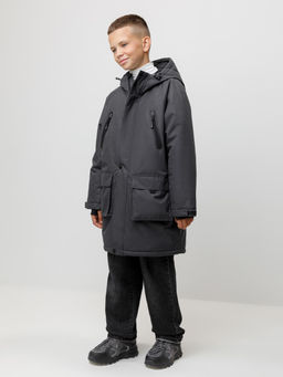 ВК 36112/1 ГР пальто для мал - Crockid фото 4