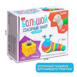 Большой сенсорный набор, гусеница, тянучка, мышка в сыре - Iq-zabiaka фото 5