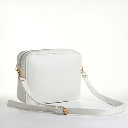 Сумка женская на молнии TEXTURA, 22×8×17 см, с цветным принтом, белая