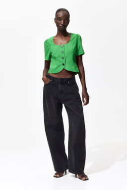 Blusa con escote en U - H&m фото 4