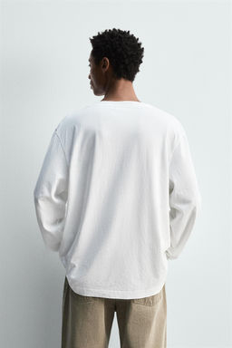 BUTTON NECK T-SHIRT - Zara фото 3