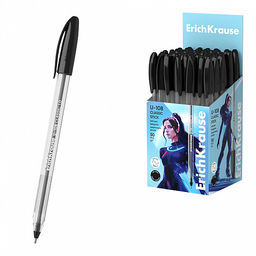 Цена за 50 шт. Ручка шариковая ErichKrause U-108 Stick Classic 1.0, Ultra Glide Technology, цвет чернил красный (в коробке по 50 шт.)  фото 2