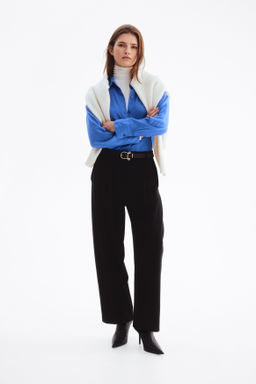Camisa oversize en mezcla de lino - H&m фото 7